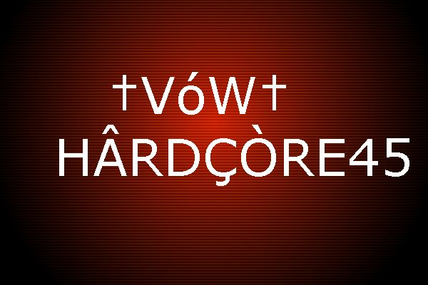 -VoW- hardcore45